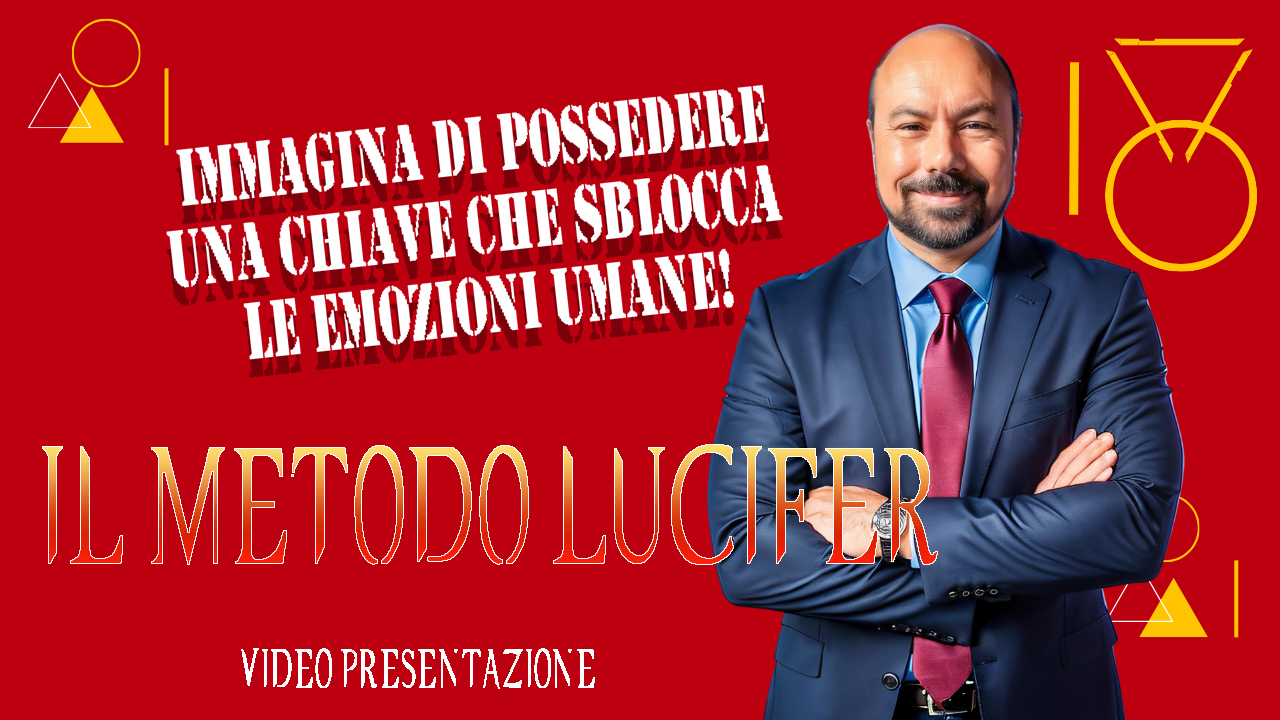 Copertina video presentazione il metodo lucifer