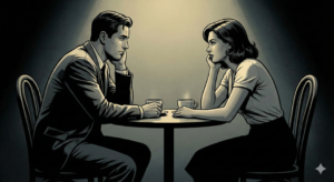 Esempio di mirroring o isoprassia nel linguaggio del corpo durante un appuntamento, segnale di connessione.