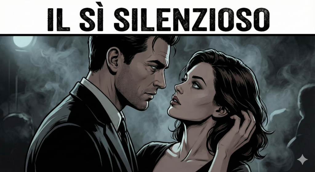 Uomo e donna in tensione emotiva che mostrano segnali di interesse del linguaggio del corpo e seduzione